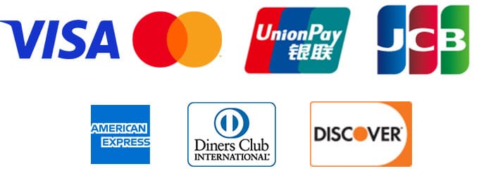 取り扱いのあるクレジットカード